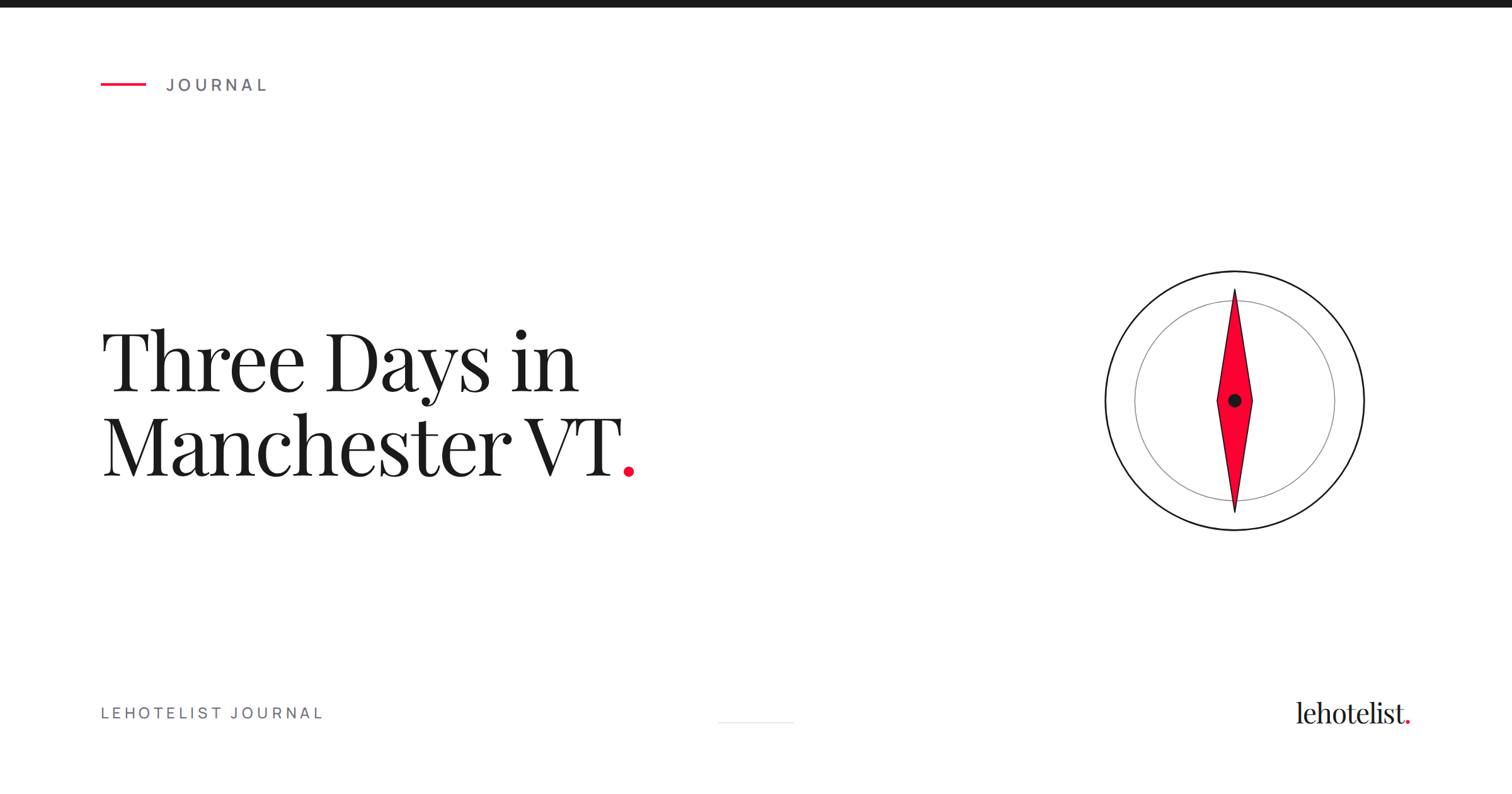 Three Days in Manchester VT